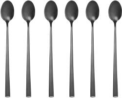 Ambition Set lingurita lunga latte 23cm, 6 piese, Como Black (43678) Tacam
