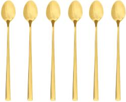 Ambition Set lingurita lunga latte 23cm, 6 piese, Como Gold (43673) Tacam