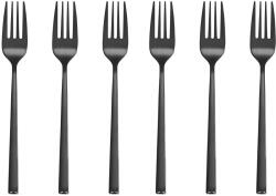 Ambition Set furculita desert 14.5cm, 6 piese, Como Black (43677) Tacam