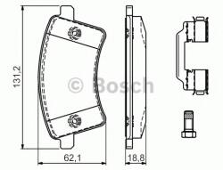 Bosch Set placute frana, frana disc RENAULT KANGOO Express (FW0/1) (2008 - 2016) BOSCH 0 986 494 612