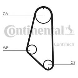 CONTITECH Set pompa apa + curea dintata OPEL ASTRA F Combi (51, 52) (1991 - 1998) CONTITECH CT720WP1