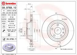 BREMBO Disc frana AUDI TT Roadster (8J9) (2007 - 2014) BREMBO 09.9768. 11