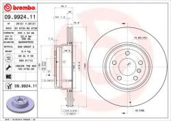 BREMBO Disc frana BMW X6 (E71, E72) (2008 - 2014) BREMBO 09.9924. 11