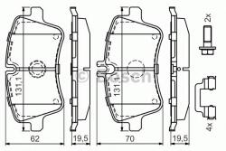 Bosch Set placute frana, frana disc MERCEDES CLC-CLASS (CL203) (2008 - 2011) BOSCH 0 986 494 607