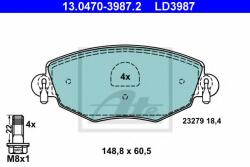 ATE Set placute frana, frana disc JAGUAR X-TYPE (CF1) (2001 - 2009) ATE 13.0470-3987.2