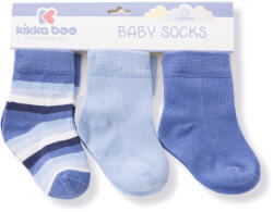 Kikkaboo Бебешки чорапи Kikkaboo - Stripes, 2-3 г, Light Blue (31110010103)