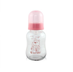 Baby Care Стъклено шише Lorelli - 120 ml, Blush Pink (10200610003)