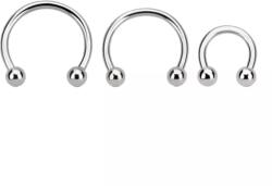 Daith Patkó orvosi fém Septum piercinghez golyós véggel (Átmérő: 1, 2mm - Átmérő: 16mm)