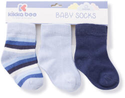 Kikkaboo Бебешки чорапи Kikkaboo - Stripes, 2-3 г, Dark Blue (31110010101)