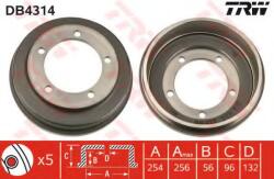 TRW Tambur frana FORD TRANSIT platou / sasiu (2006 - 2014) TRW DB4314