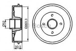 Bosch Tambur frana DACIA LOGAN (LS) (2004 - 2016) BOSCH 0 986 477 120