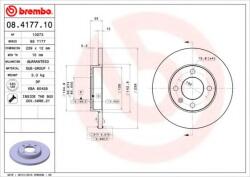 BREMBO Disc frana SEAT CORDOBA Vario (6K5) (1996 - 1999) BREMBO 08.4177. 10