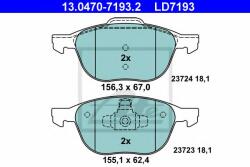 ATE Set placute frana, frana disc VOLVO V50 (MW) (2004 - 2016) ATE 13.0470-7193.2