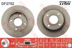 TRW Disc frana FORD FIESTA IV (JA, JB) (1995 - 2002) TRW DF2752