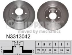 NIPPARTS Disc frana MAZDA 6 Limuzina (GJ, GH) (2012 - 2016) NIPPARTS N3313042