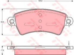 TRW Set placute frana, frana disc CITROEN XSARA Cupe (N0) (1998 - 2005) TRW GDB1385