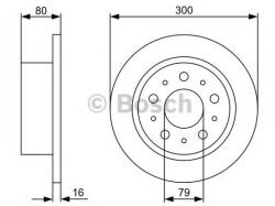 Bosch Disc frana FIAT DUCATO caroserie (250, 290) (2006 - 2016) BOSCH 0 986 479 317