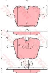 TRW Set placute frana, frana disc MERCEDES S-CLASS Cupe (C216) (2006 - 2013) TRW GDB1674