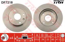 TRW Disc frana DAEWOO NUBIRA Limuzina (KLAJ) (1997 - 2016) TRW DF7218