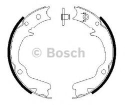 Bosch Set saboti frana, frana de mana SUBARU IMPREZA Hatchback (2000 - 2007) BOSCH 0 986 487 681