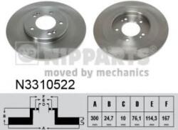 NIPPARTS Disc frana HYUNDAI i40 (VF) (2012 - 2016) NIPPARTS N3310522