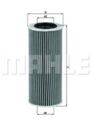Mahle Original Filtru ulei BMW X5 (E70) (2007 - 2013) MAHLE ORIGINAL OX 177/3D