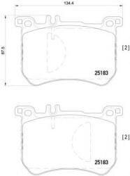 BREMBO Set placute frana, frana disc MERCEDES S-CLASS (W222, V222, X222) (2013 - 2016) BREMBO P 50 111