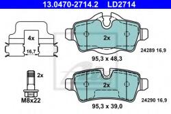 ATE Set placute frana, frana disc MINI MINI (R56) (2006 - 2013) ATE 13.0470-2714.2