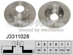 NIPPARTS Disc frana NISSAN PRIMERA Hatchback (P11) (1996 - 2002) NIPPARTS J3311028