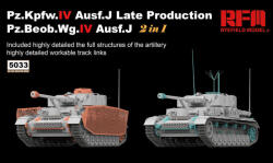 Rye Field Model Pz. kpfw. IV Ausf. J late production /Pz. beob. wg. IV Ausf. J w/workable track links 1: 35 (5033)