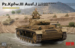 Rye Field Model Pz. Kpfw. III Ausf. J w/full interior 1: 35 (5072)