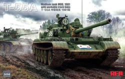 Rye Field Model T-55A Medium Tank Mod. 1981 with Workable Tack Links 1: 35 (5098)