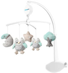 BabyOno zenélő-forgó utazóágyra és fa kiságyra Sofia bagoly 443