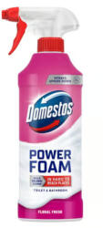 Domestos Power Foam WC és fürdőszoba tisztító hab Floral Fresh 435 ml