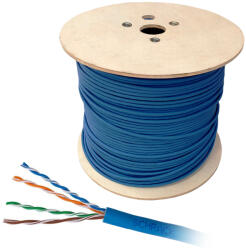 Schrack Cablu U/UTP CAT. 5E cupru Schrack HSEKU424PB, 4x2xAWG24/1, PVC, Eca, 500 m (HSEKU424PB)