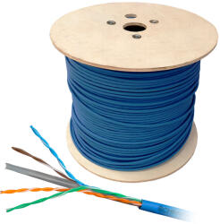 Schrack Cablu UTP CAT6 cupru Schrack HSKU423H15, 4x2xAWG23/1, 300MHz, LS0H, Eca, 500 m (HSKU423H15)