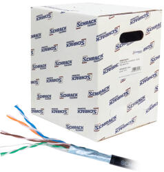 Schrack Cablu F/UTP CAT. 5E cupru Schrack HSEKF424E3, 4x2xAWG24/1, PE (exterior), 305 m (HSEKF424E3)