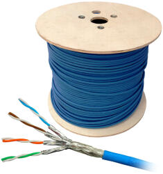 Schrack Cablu S/FTP CAT. 7 cupru Schrack HSKP423HP5, 4x2xAWG23/1, 1000Mhz, LS0H, Dca, 500 m (HSKP423HP5)