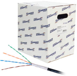 Schrack Cablu U/UTP CAT. 5E Cupru Schrack HSEKU424E3, 4x2xAWG24/1, PE (exterior), 305 m (HSEKU424E3)