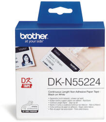 Brother DK-N55224, 54mm x 30, 48m, alb neadezivă rolă de hârtie (DKN55224)