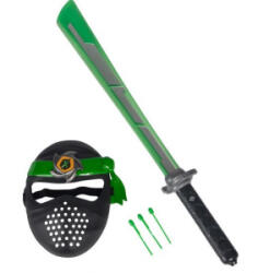 Simba Toys Ninja kard és maszk fekete-zöld (108042238) (S108042238)