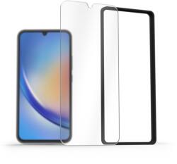 AlzaGuard 2.5D Glass EasyFit 2 Pack Samsung Galaxy A34 5G üvegfólia + felhelyező keret (AGD-EFG3)
