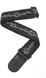 D'addario 50F04 szövött gitár pánt, Barbed Wire