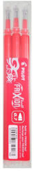 Pilot Rezerva roller Pilot Frixion Ball/Clicker, 0.7 mm, rosu, 3 bucati/set (PBLS-FR7R-S3)