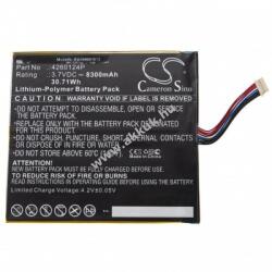 VHBW Helyettesítő akku Acer One 10 S1002 típus 4260124P 8300mAh