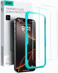 ESR edzett üveg 2 darabos készlet iPhone 16 Plus üvegfólia, átlátszó