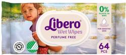 Libero Șervețele umede Libero fără parfum cu ulei de rapiță calmant, 64 buc (8375)