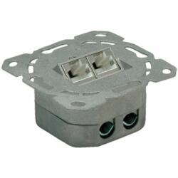 Roline Розетка Roline 25.99. 8490, за стенен монтаж, 2x RJ-45(ж), STP, Cat. 6А (25.99.8491)