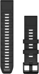 Garmin QuickFit 22 mm óraszíj - szilikon - fekete/kavicsszürke