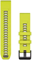 Garmin QuickFit 22mm szilikon Amp Yellow -Graphite óraszíj